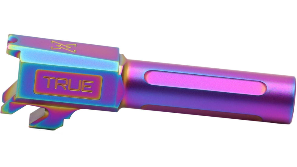 True Precision Springfield Hellcat Non-Threaded Barrel, 9mm, 1-10 Twist, 416R Stainless Steel, Rainbow, TP-SHCB-XS