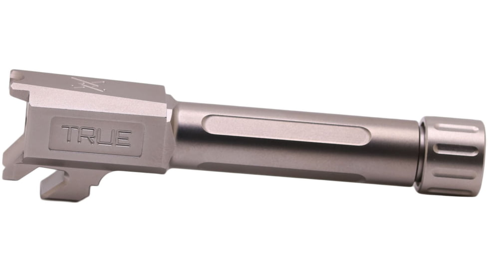 True Precision Springfield Hellcat Threaded Barrel, 9mm, 1-10 Twist, 416R Stainless Steel, Stainless, TP-SHCB-XT