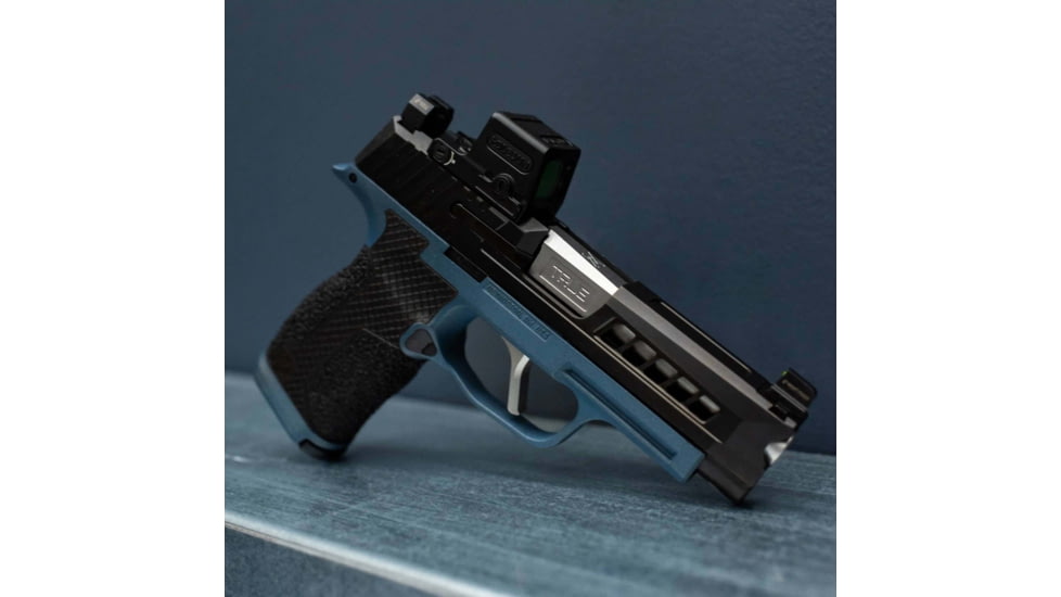 True Precision True Sig P365 Drop In Flat Pistol Trigger, Shoe Only, Stainless Steel, Silver, TP-P365T-SS