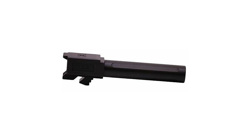 True Precision Ruger RXM 9mm Luger Non-Threaded Pistol Barrel, 4 inch, 1-10 RH Twist, Black Nitride, TPRXMBXBL