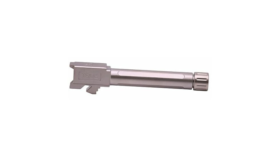 True Precision Ruger RXM 9mm Luger Threaded Pistol Barrel, 4.5 inch, 1-10 RH Twist, Satin Stainless Steel, TPRXMBXT