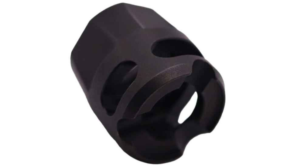 True Precision Y-Type Micro Compensator, 9 MM, 1/2x28 Threads, Black Nitride, TP-YICRO-BL