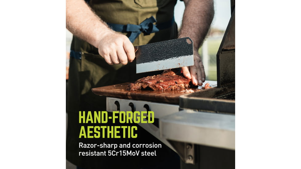 TRUE Primal Forge Cleaver Kitchen Knife