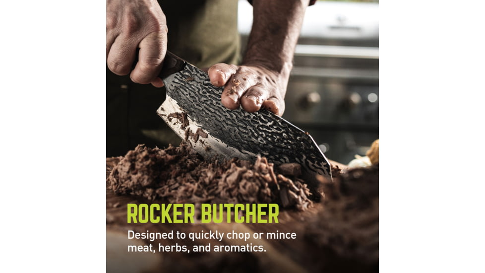 TRUE Primal Forge Rocker Butcher Kitchen Knife