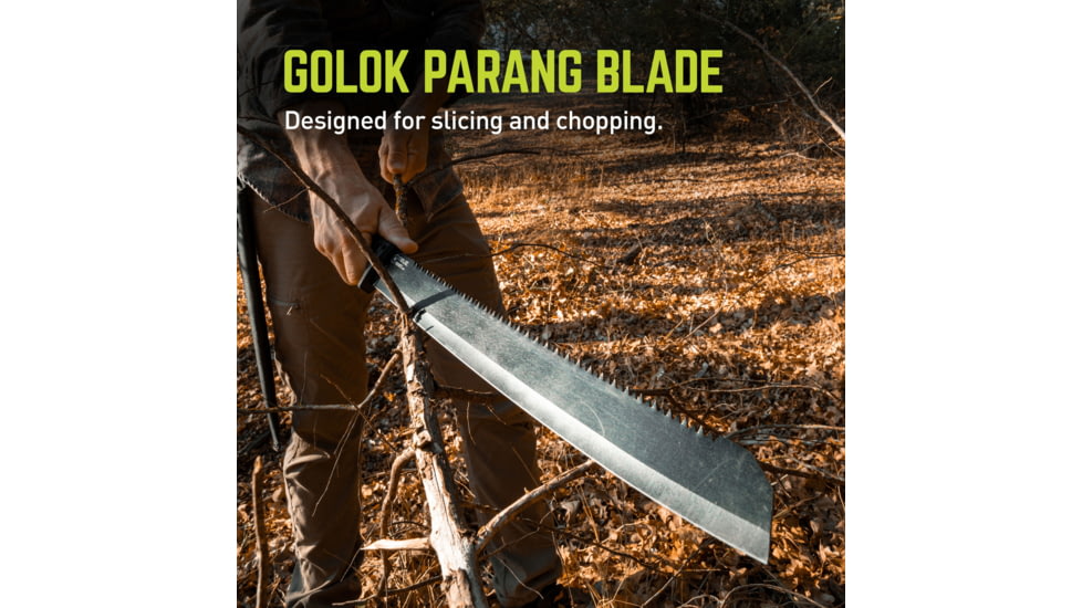 TRUE Sawback Machete 17in Fixed Blade Knife