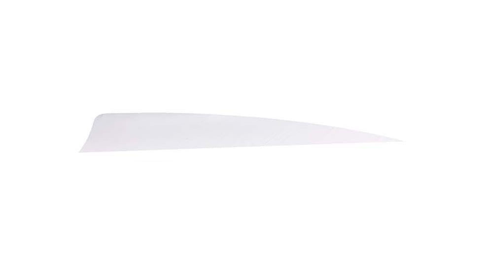 Trueflight Trueflight Shield Cut Feathers, White 3in Rw 100 Pack