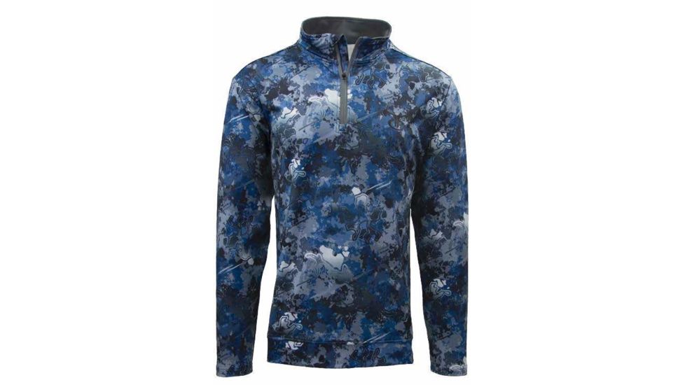 TrueTimber CanCaro 1/4 Zip - Mens, Viper Aqua, Medium, 0616-Viper Aqua - M