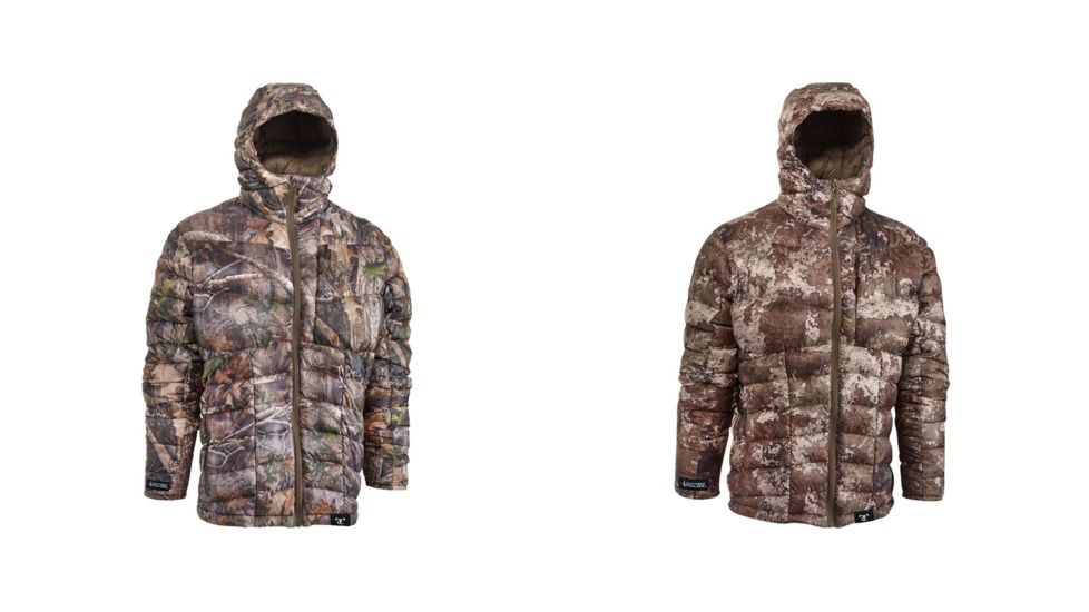 TrueTimber Pulse Lightweight Packable Down Hooded Jacket - Mens, Kanati, Strata