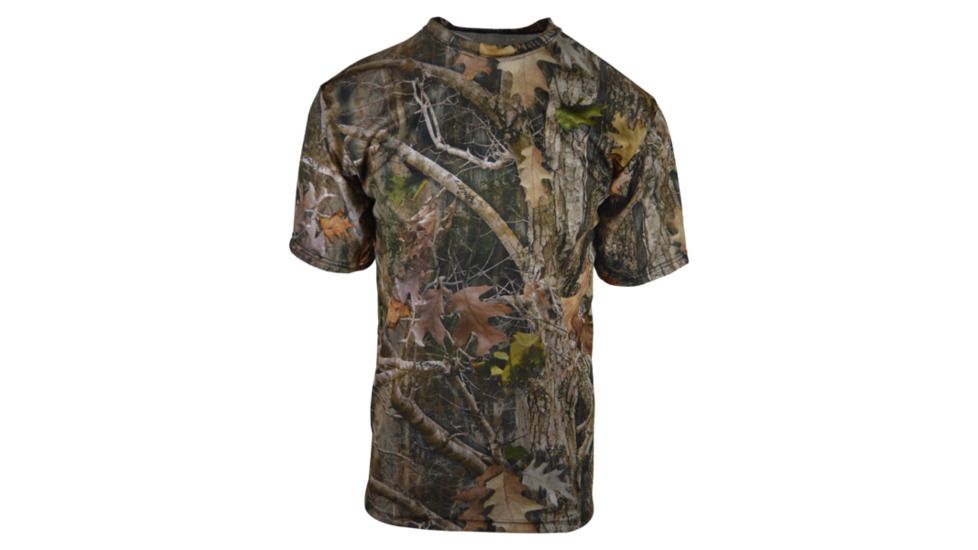 TrueTimber Visa Endurance Short Sleeve Performance Tee- Mens, Kanati, Small, TT105U-S