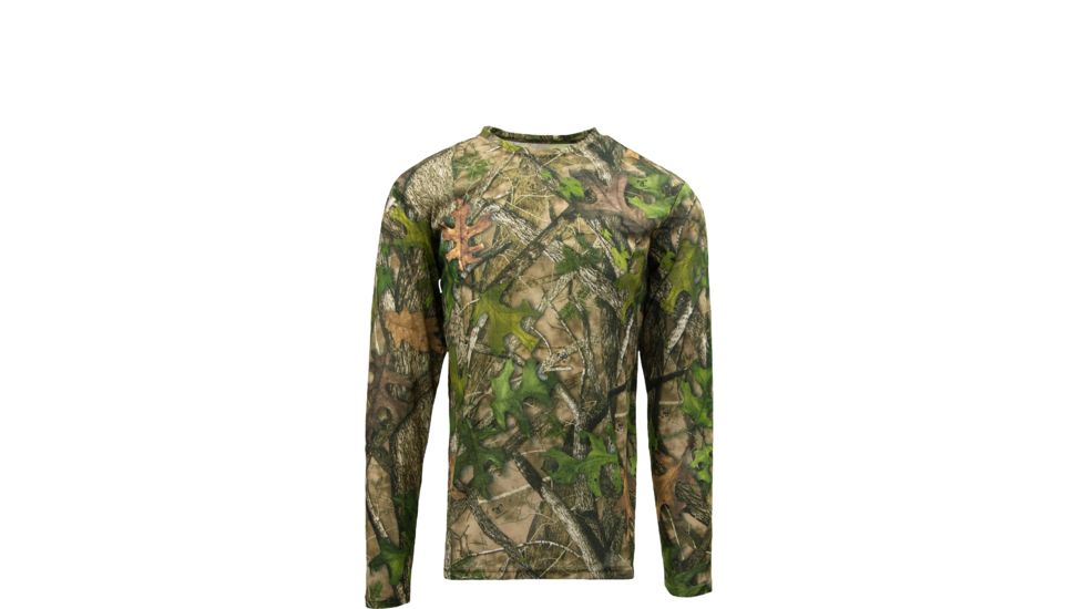TrueTimber True Long Sleeve Tee - Mens, HTC Green, Medium, 0348-M