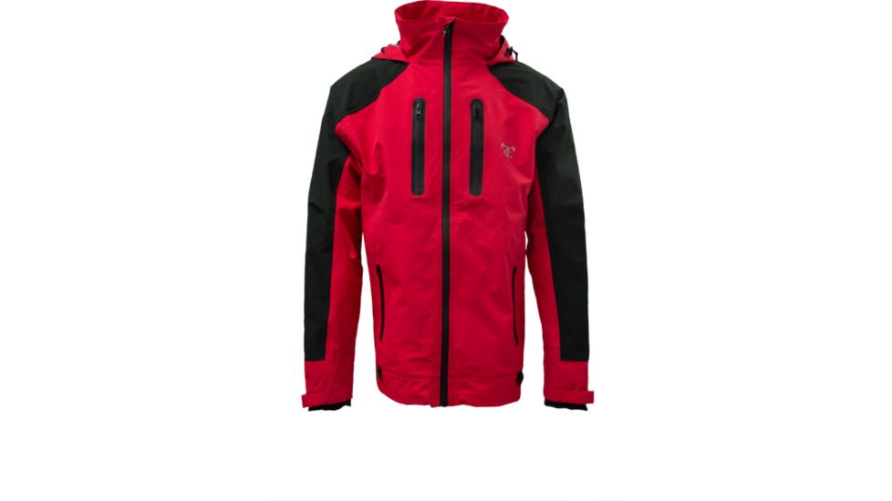 TrueTimber WaveTamer Parka - Mens, Cardinal/Jet Black, Medium, 0755-CA/JB- M