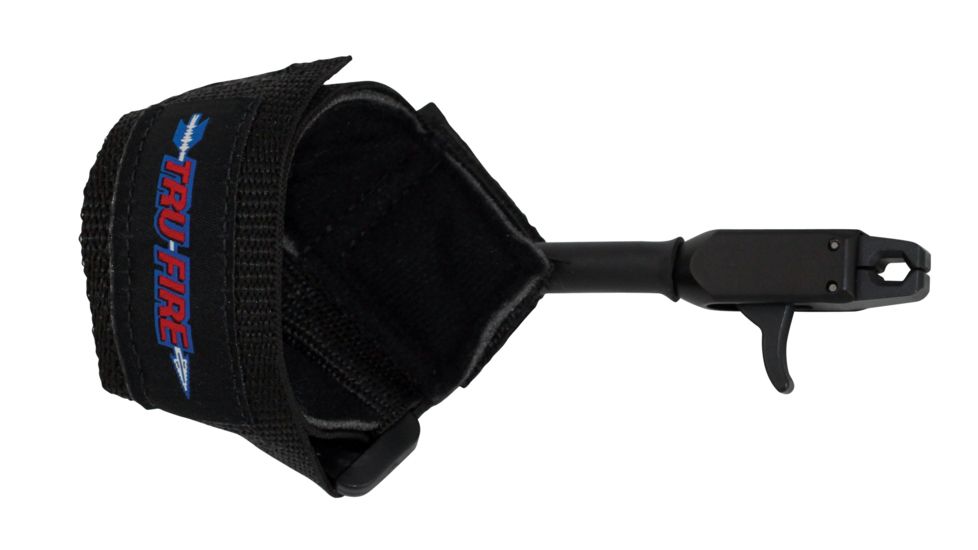 Trufire Patriot Junior Release, Dual Jaw, Velcro Strap, Black, PTJR