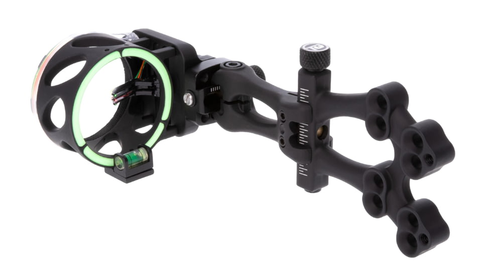 TruGlo 3-Pin Veros Adjusts For Right &amp; Left-Hand Shooters, Black, TG-TG5103B