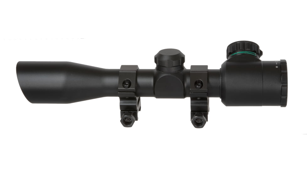 TruGlo 4x32 Rangefinding/Trajectory Compensating Crossbow Scope w/ Rings, Black TG8504B3