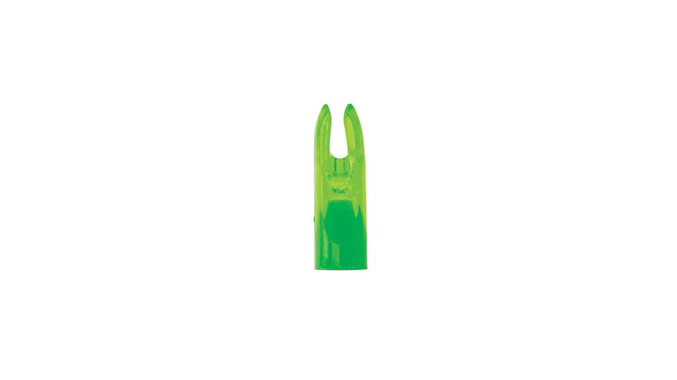 TruGlo Bowfishing 5/16in Arrow Nocks 6-pack High Vis Green, Green, TG-TG144A1