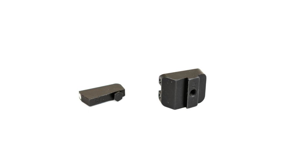 TruGlo Brite-Site TFX Sights For Glock 17/17L/19/22/23/24/26/27/33/34/35/38/39, Green Rear/Green With Focus Lock Front, Suppressor Height, TG-TG13GL4A