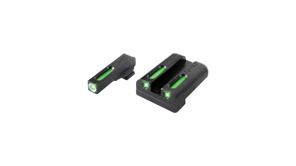 TruGlo Brite-Site TFX Sights For Walther PPS, Green Rear/Green With Focus Lock Front, TG-TG13WA2A