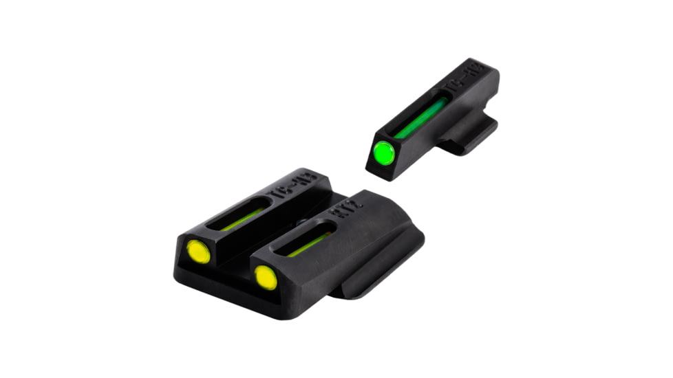 TruGlo Brite-Site Tritium/Fiber Optic Green/Yellow Sight for Ruger LC Pistols, TG-TG131RT2Y