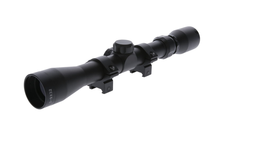 TruGlo Buckline Rifle Scope 3-9x32mm BDC Reticle Matte Black, TG-TG85393XB