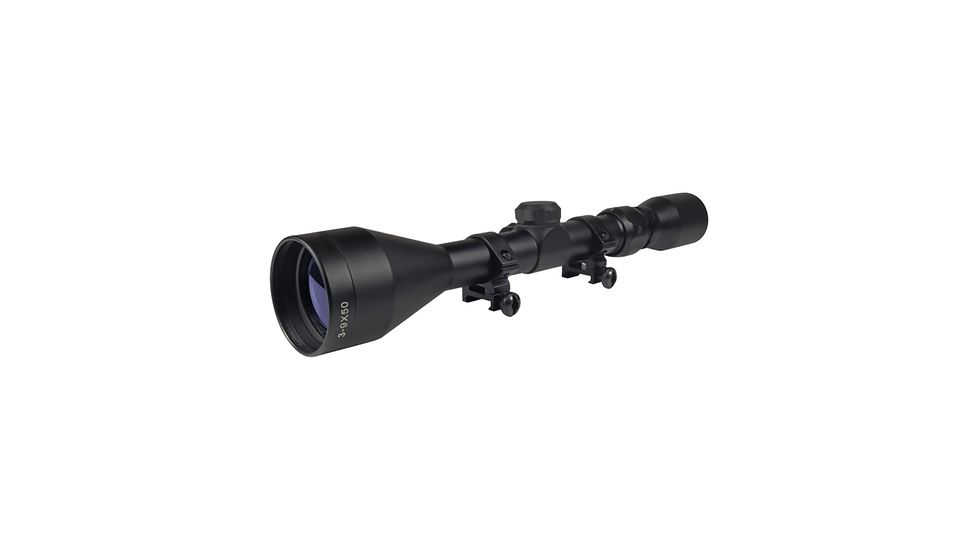 TruGlo Buckline 3-9x50mm BDC Rifle Scope, BDC Reticle, Matte Black, TG-TG85395XB