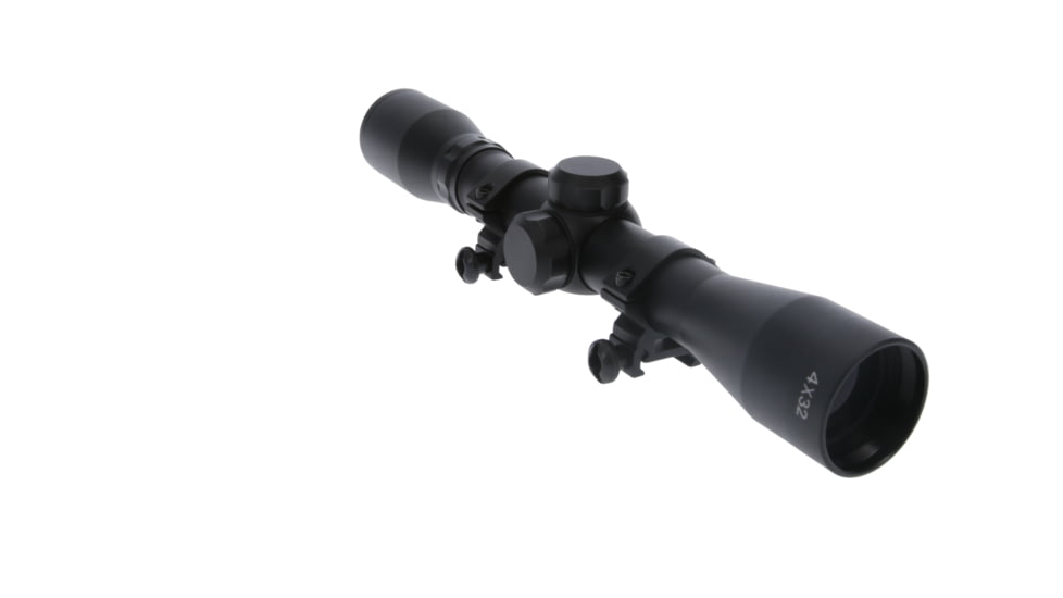 TruGlo Buckline 4x32mm Rifle Scope, Duplex Reticle, Matte Black, TG-TG85043XB