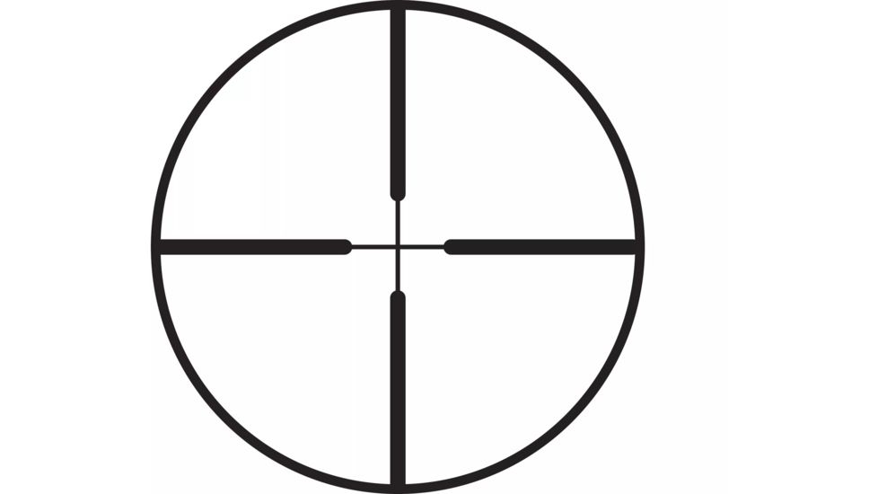 TruGlo Buckline 4x32mm Rifle Scope, Duplex Reticle, Matte Black, TG-TG85043XB