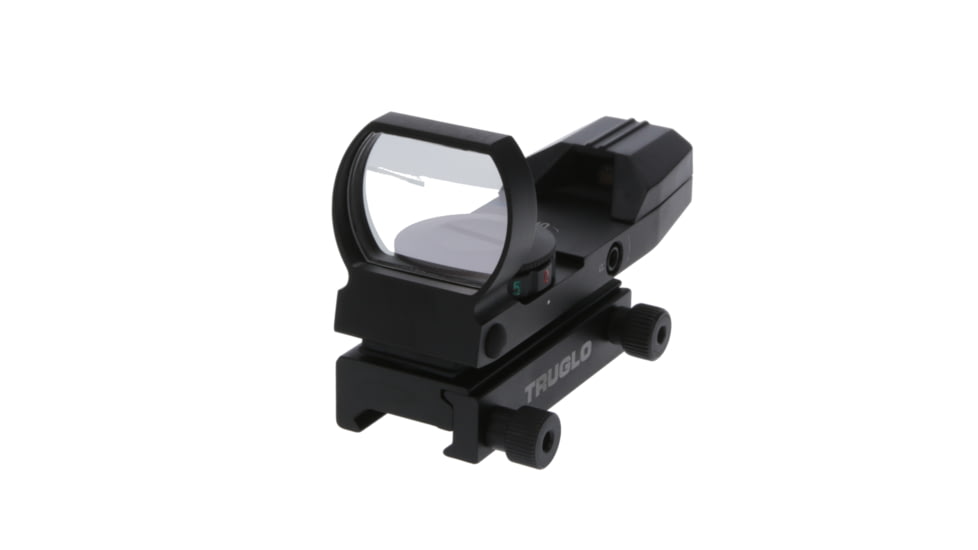 TruGlo Dual-Color Open Red Dot Sight, 5 MOA Reticle, Black, TG-TG8370B