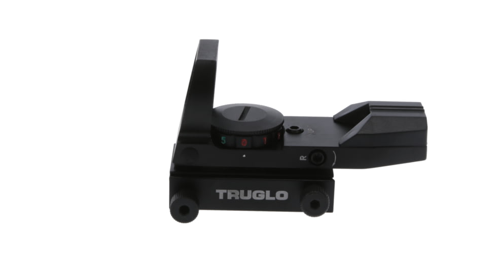 TruGlo Dual-Color Open Red Dot Sight, 5 MOA Reticle, Black, TG-TG8370B