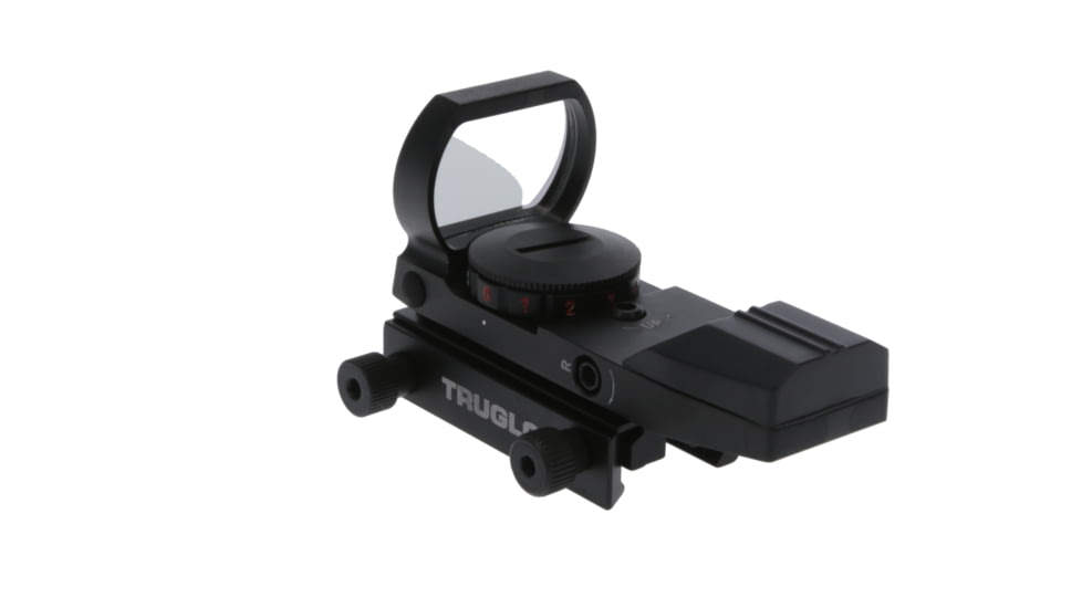 TruGlo Dual-Color Open Red Dot Sight, 5 MOA Reticle, Black, TG-TG8370B