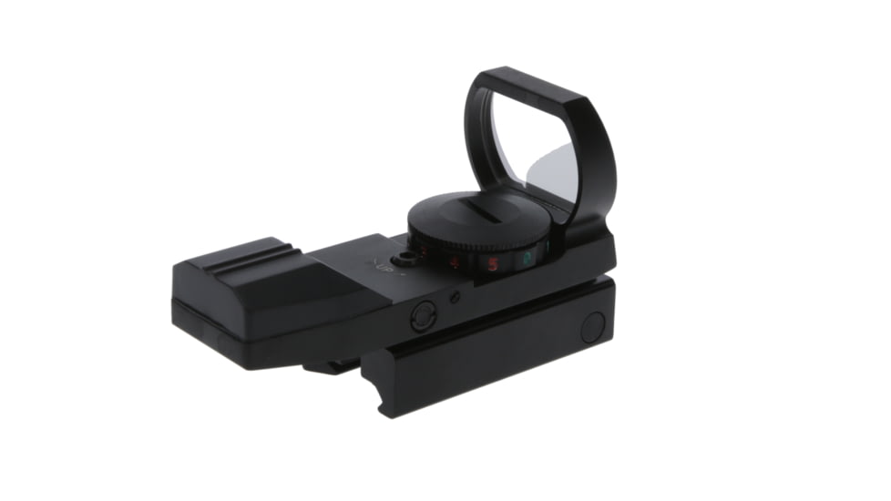 TruGlo Dual-Color Open Red Dot Sight, 5 MOA Reticle, Black, TG-TG8370B