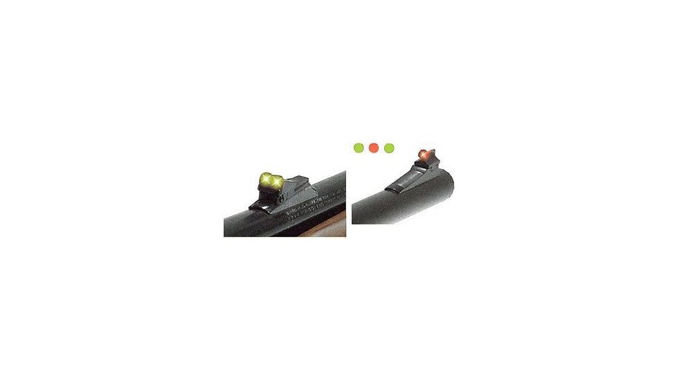 TruGlo Firesight Aluminum Shotgun Sights, Green Rear, Red Front - Remington Shotgun/Rifle, TG-TG110W