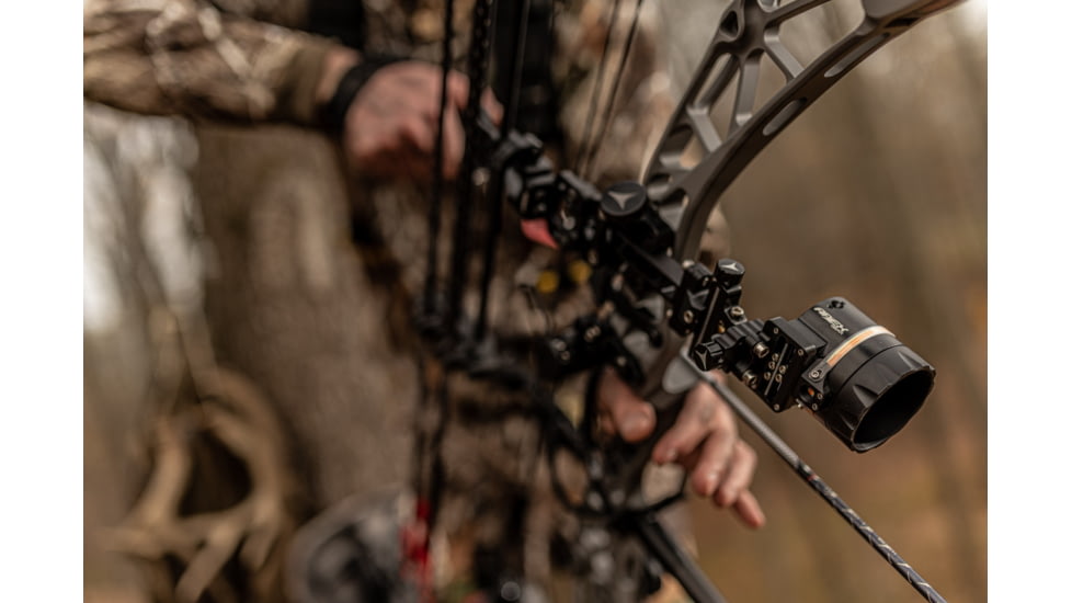 TruGlo Magnitude 5 Pin Light 1 Bow Sight, Detachable Bracket, Black, TG-AG4405BD