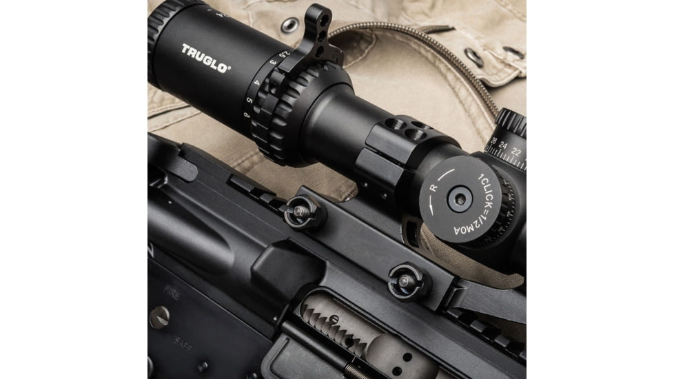 TruGlo Omnia 1-6x24mm Scope 30mm Tube Ir Sp W/1pc Mount Do, TG-TG8516TLR