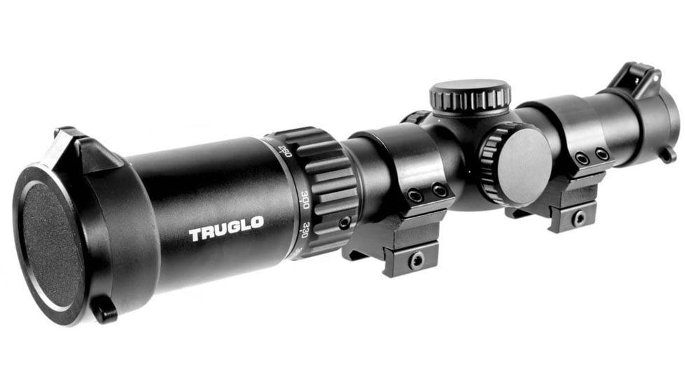 TruGlo Opti Speed BDC1-4x24mm XBow Scope, 30mm Rings, Black, TG-TG8514BLC