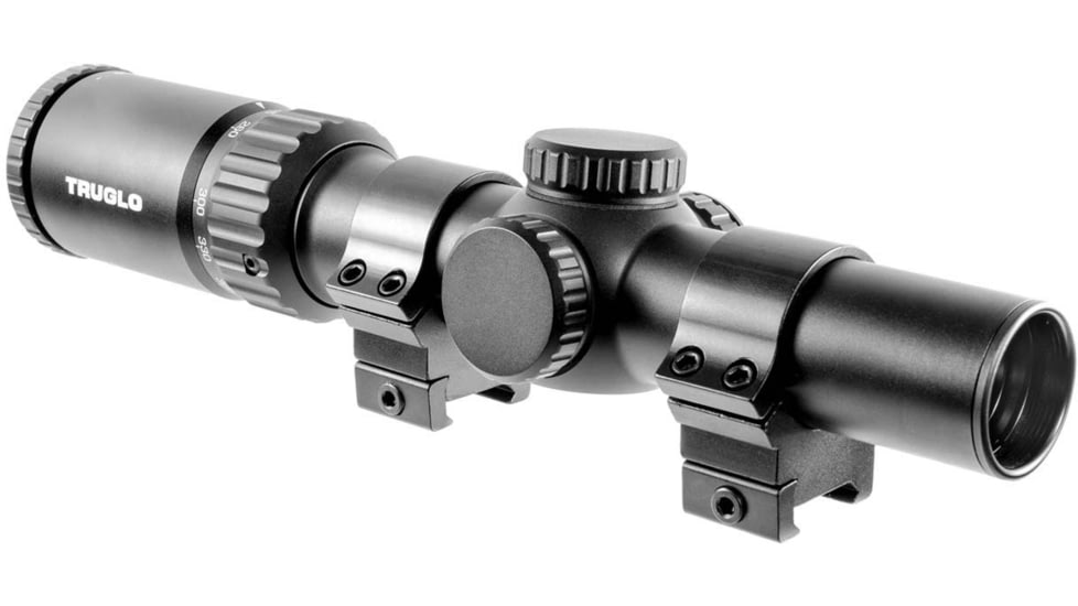 TruGlo Opti Speed BDC1-4x24mm XBow Scope, 30mm Rings, Black, TG-TG8514BLC