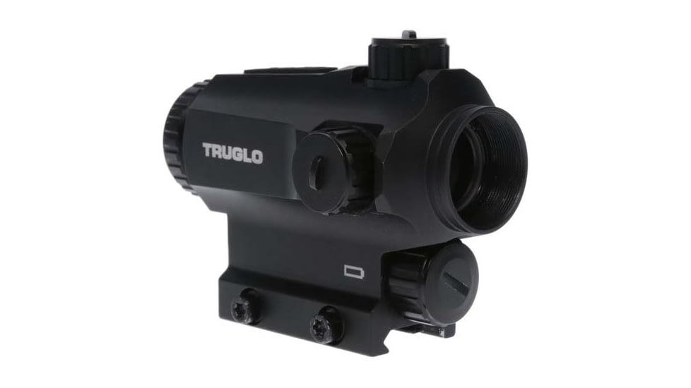 TruGlo PR1 1x25mm Prismatic Red Dot Sight, 6-MOA Illuminated Reticle, Black, TG-TG8425BN