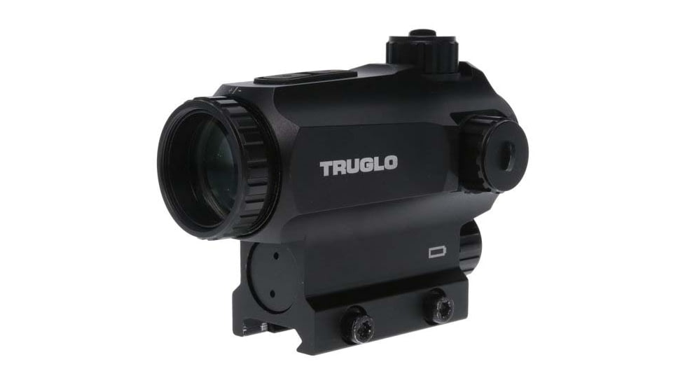 TruGlo PR1 1x25mm Prismatic Red Dot Sight, 6-MOA Illuminated Reticle, Black, TG-TG8425BN