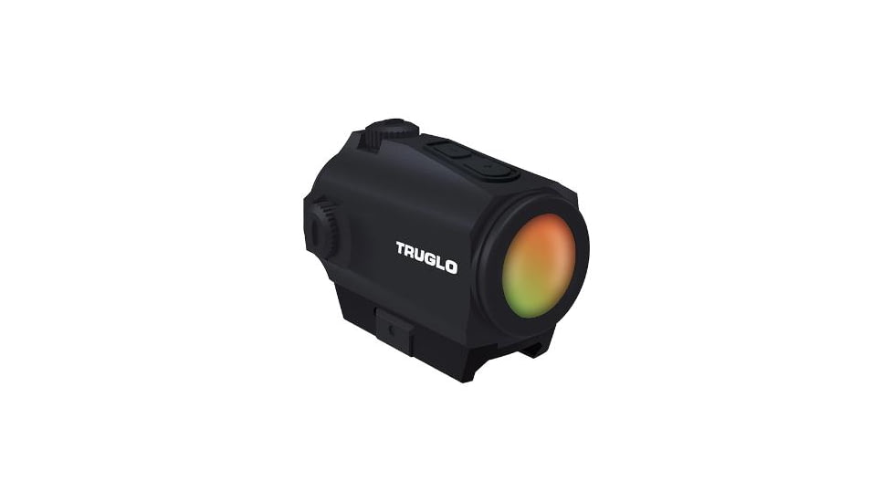 TruGlo Red-dot 25mm Tru-tec 2-moa Dot W/pic Mounts, Black, 2 MOA, TG-TG8125BN