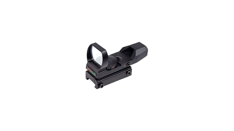 TruGlo Dual-Color Open Red Dot Sight, 5 MOA Reticle, Black, TG-TG8370B