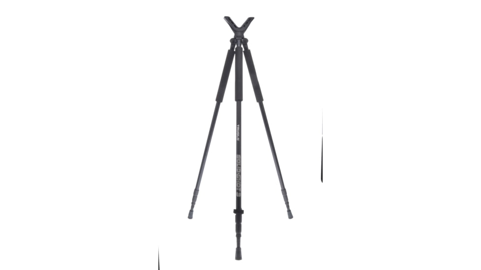 TruGlo Solid Shot Tri-pod 22''-68'' Black W/neoprene Hndle, TG-TG8925XB