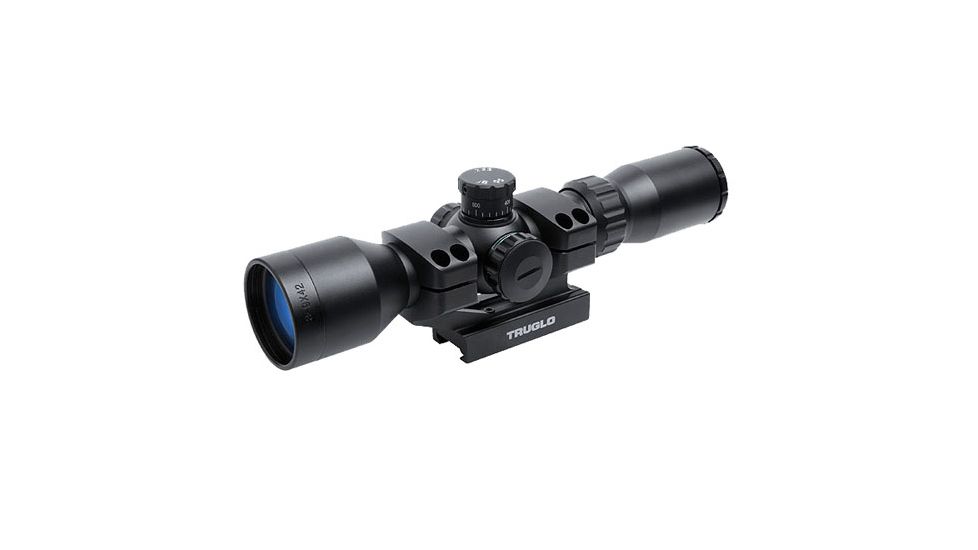 TruGlo Tactical 3-9X42 30mm AR Scope, IR Mil, Black, TG-TG8539TL