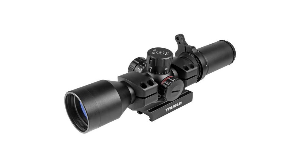 TruGlo Tactical 3-9X42 30mm AR Scope, IR Mil, Black, TG-TG8539TL