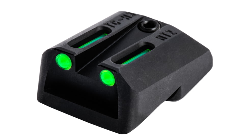TruGlo TFO Fiber Optic Handgut Sight Set for Novak 1911 .270/.500, Green, TG-TG131NT3