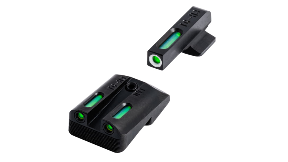 TruGlo TFX Novak 260/450 Set Handgun Sight for 1911 Pistol, Green 3 Dot, Tritium/FiberOptic, TG-TG13NV1A
