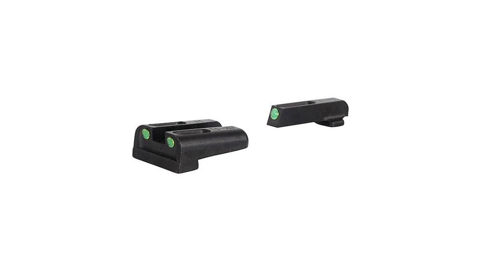 TruGlo TFO 1911 Government W/Novak LoMount Fiber Optic Green, TG-TG131NT1