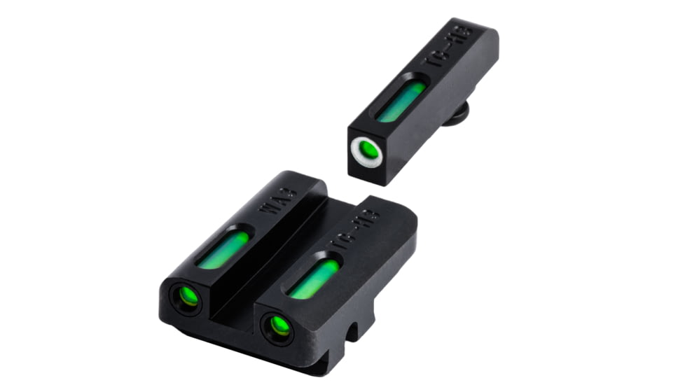 TruGlo TFX Day/Night Sights Walther CCP Steel Green Tritium/Fiber Optic, TG-TG13WA3A