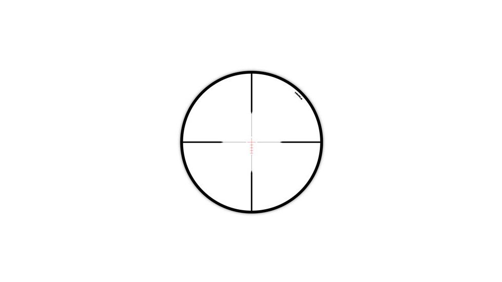 TruGlo Intercept Hunting Scope 4-12x 44mm Obj FOV 1 Tube Black Matte, TG-TG8541BI