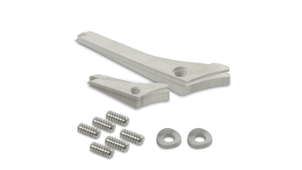 TruGlo Titanium X Broadhead Fixed Replacment Blades, 3 Blade, 3 pk, Silver 75988