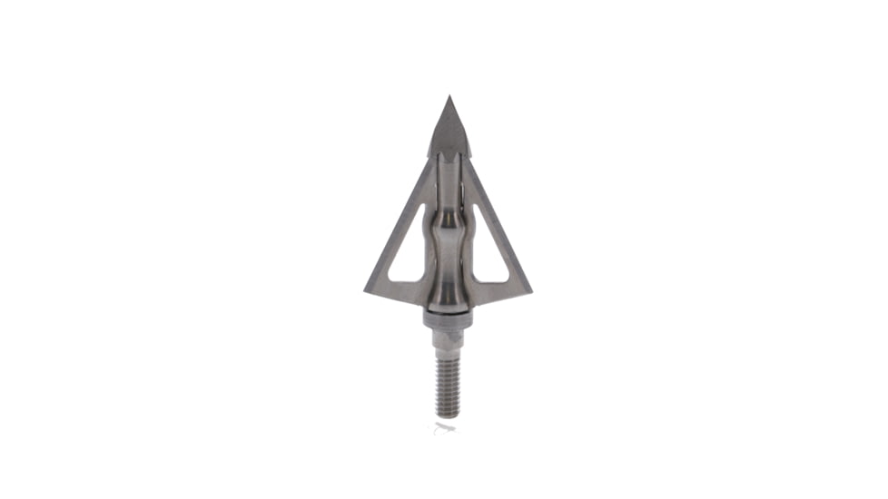 TruGlo Titanium X Fixed Broadhead, 100 Grain, 3 Blade, 3 pk, Silver, TG3203AV