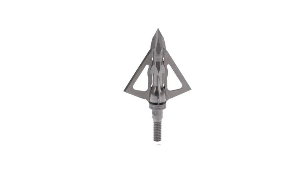 TruGlo Titanium X Fixed Broadhead, 100 Grain, 4 Blade, 3 pk, Silver, TG3204AV